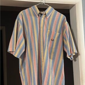 Colorful Striped Men's Casual Shirt